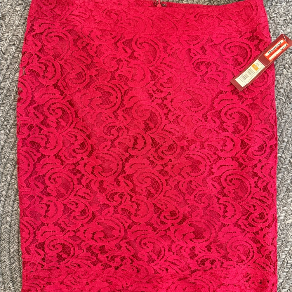 Target Merona Prom Pink Embellished Pencil Skirt